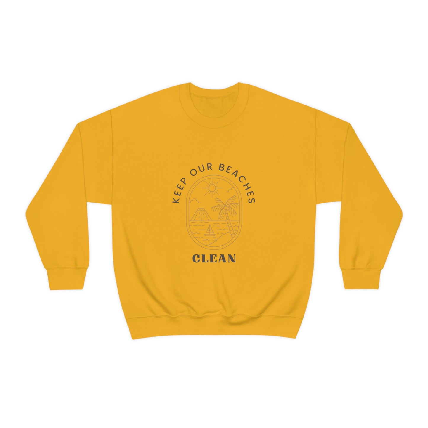 Clean Beaches Unisex Crewneck