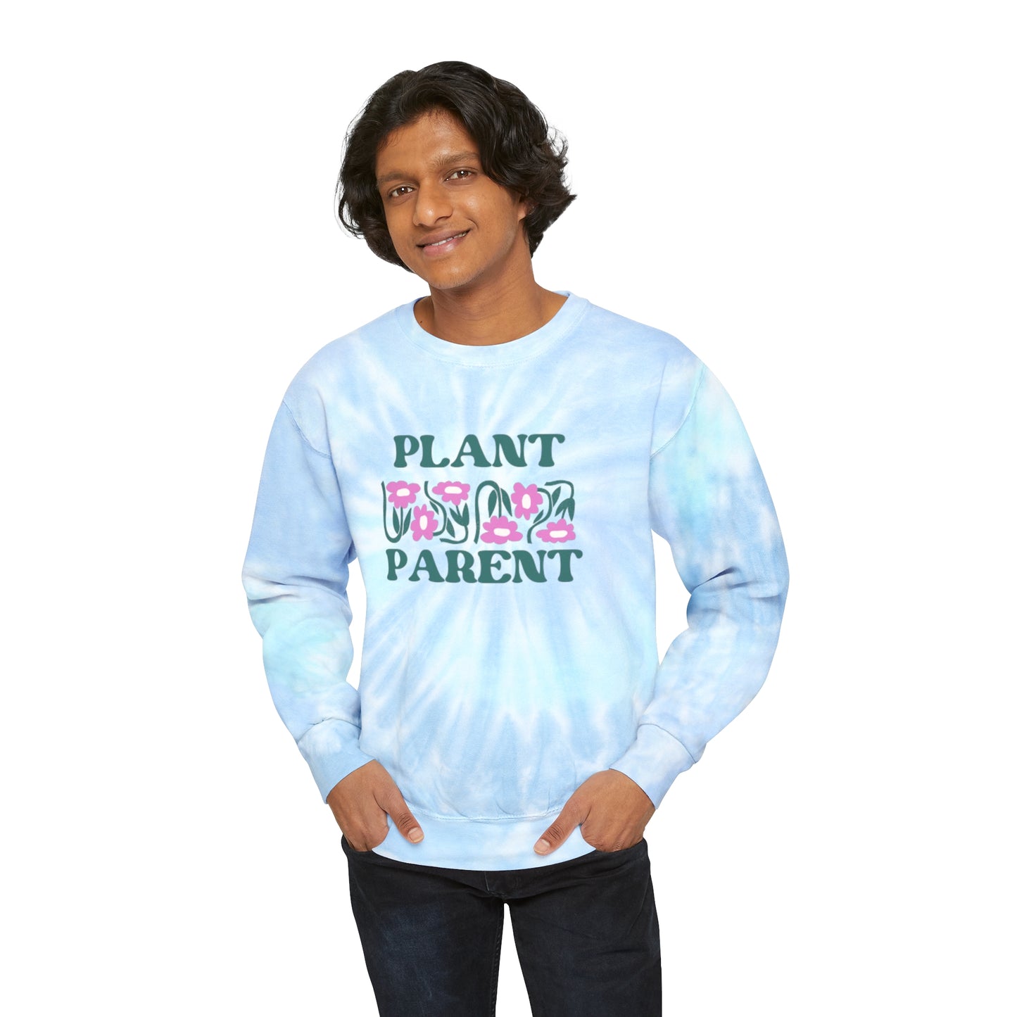 Plant Parent Tie-Dye Crewneck