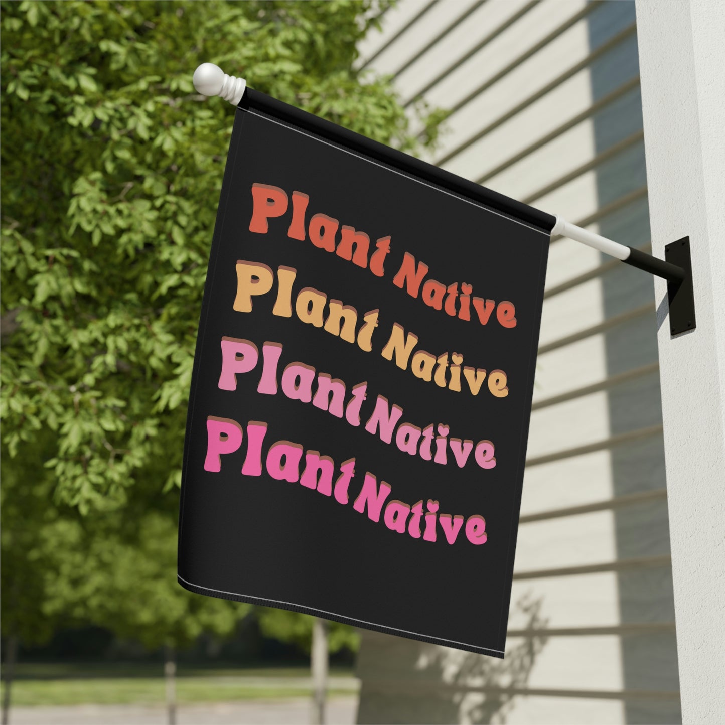Plant Native Garden & House Banner