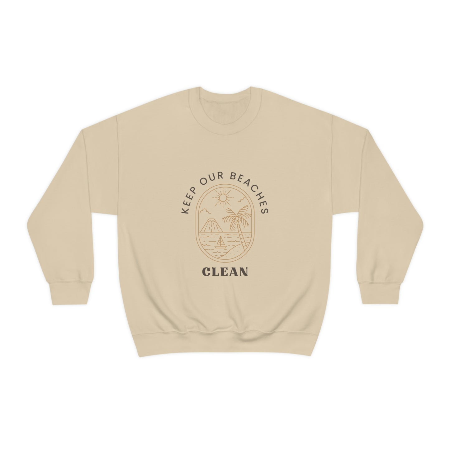 Clean Beaches Unisex Crewneck