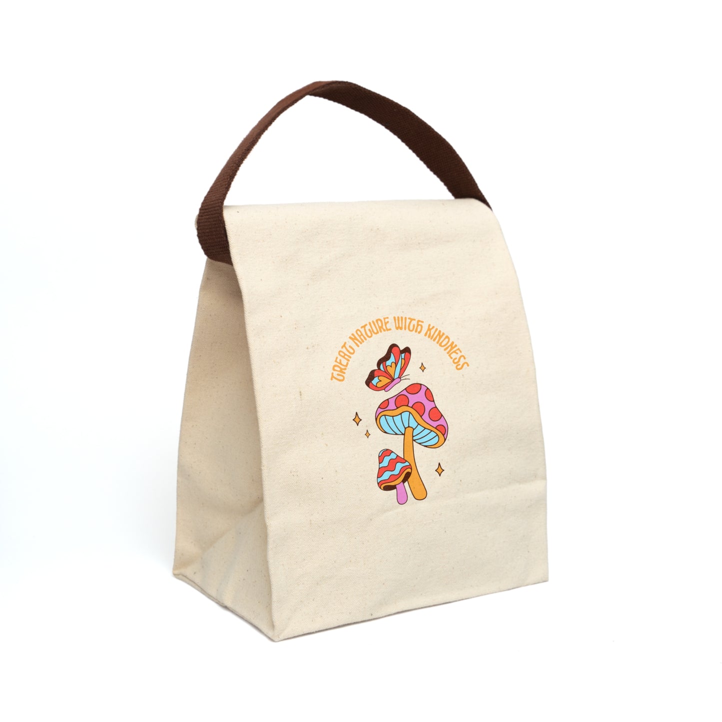 Treat Nature With Kindness Canvas Lunch Bag