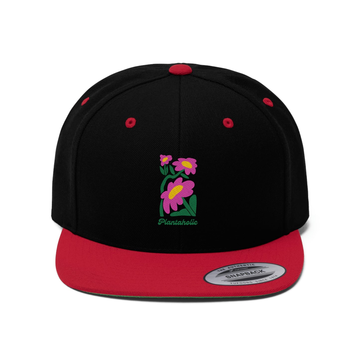 Plantaholic Unisex Flat Bill Hat