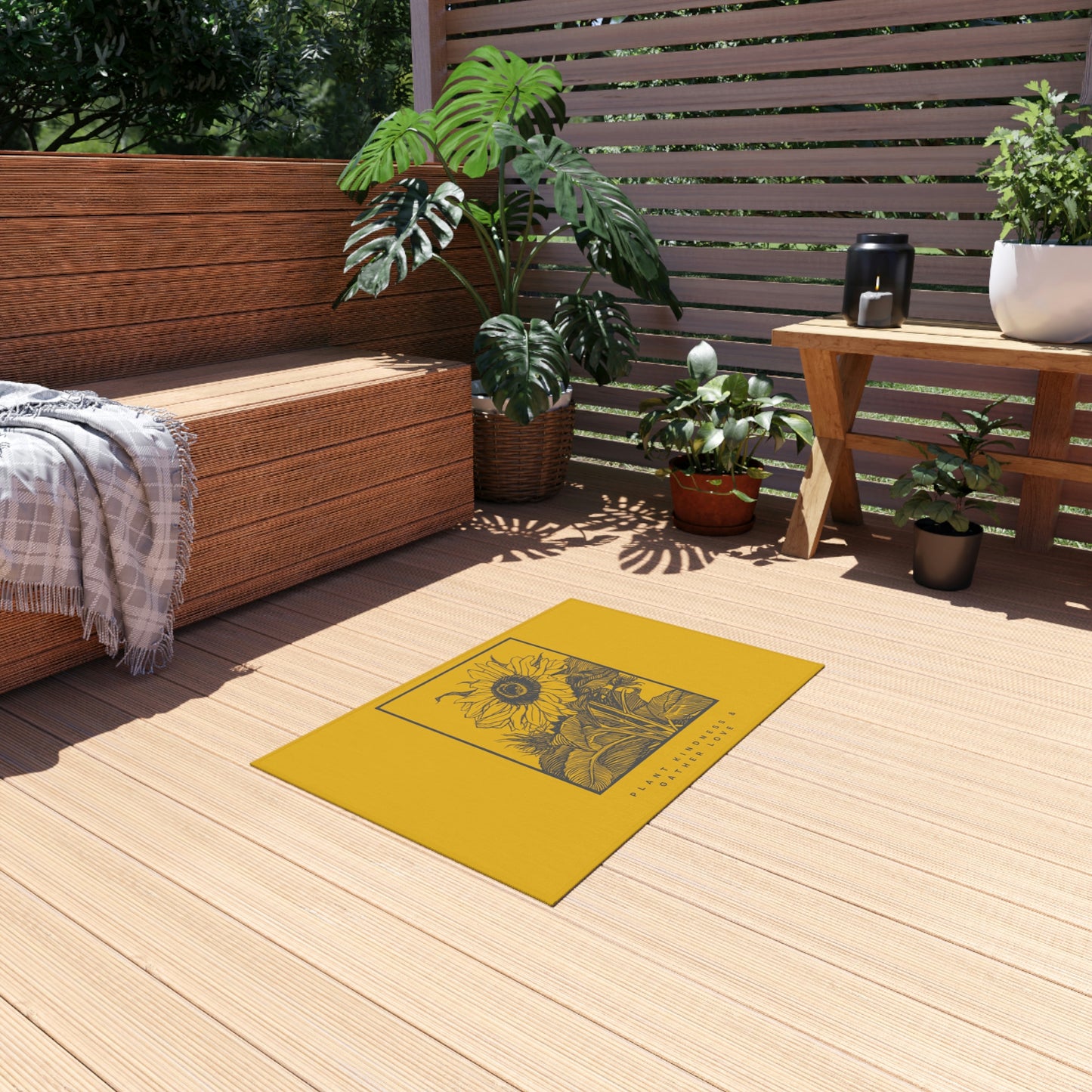 Plant Kindness Outdoor Rug