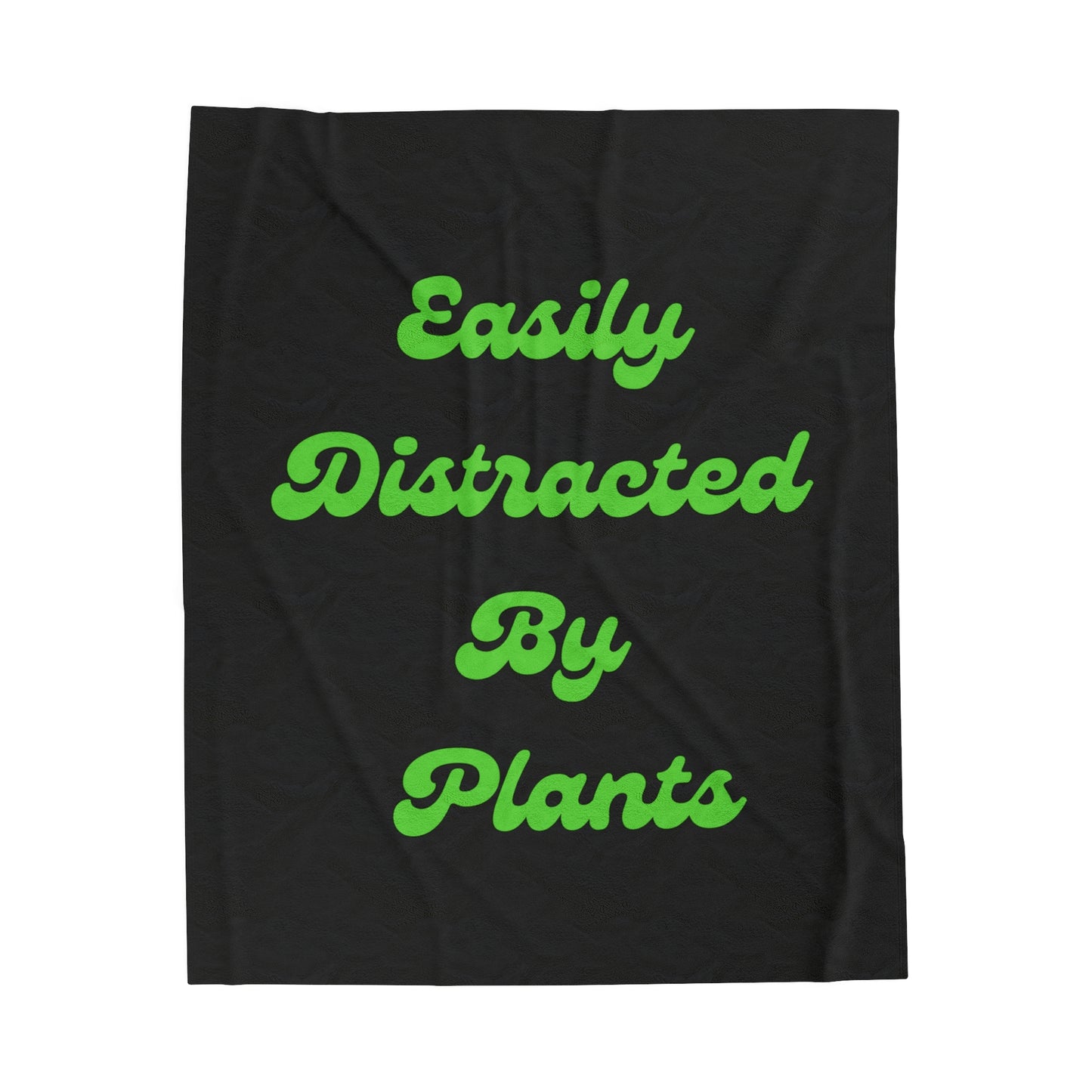 Distracted Velveteen Plush Blanket