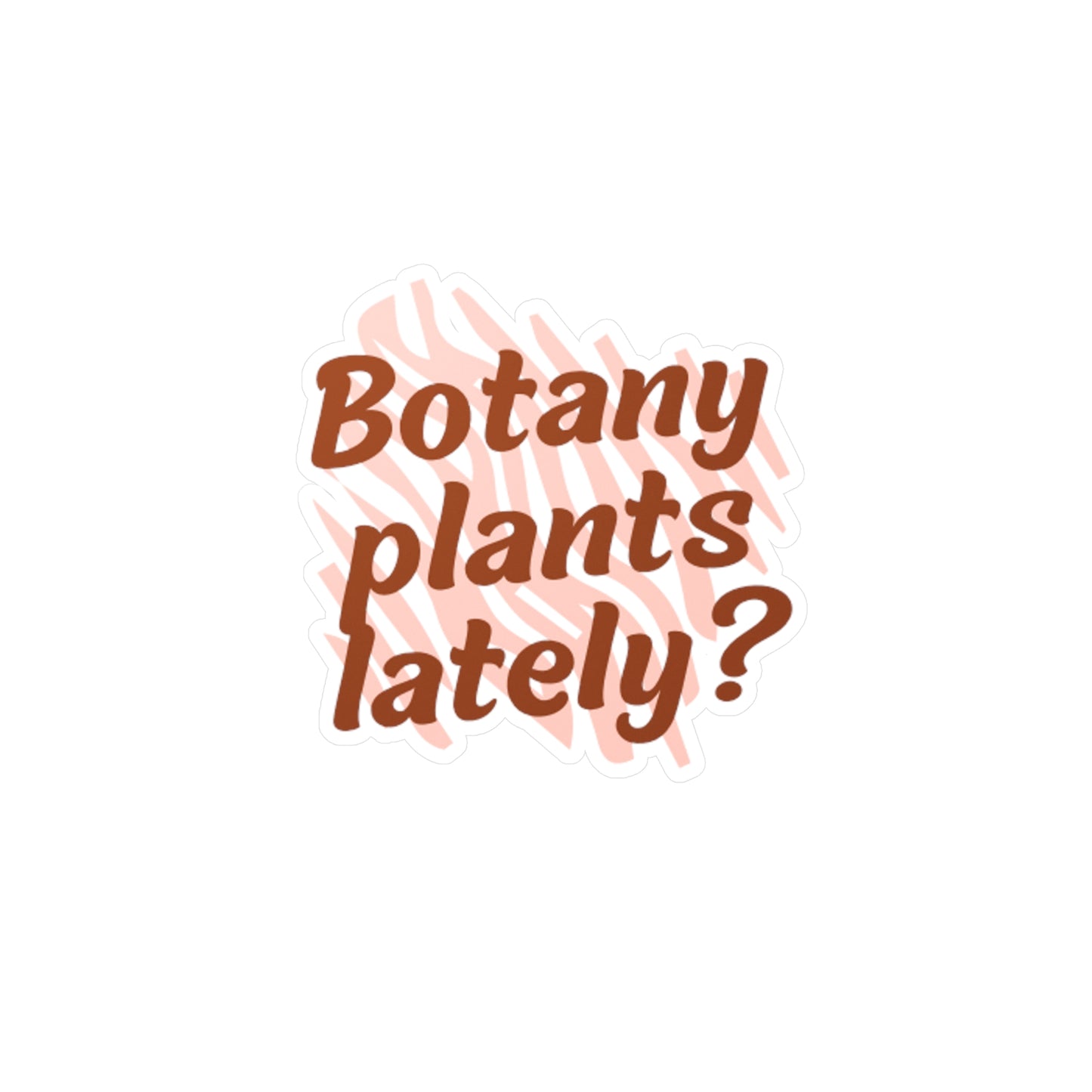 Botany Vinyl Decals