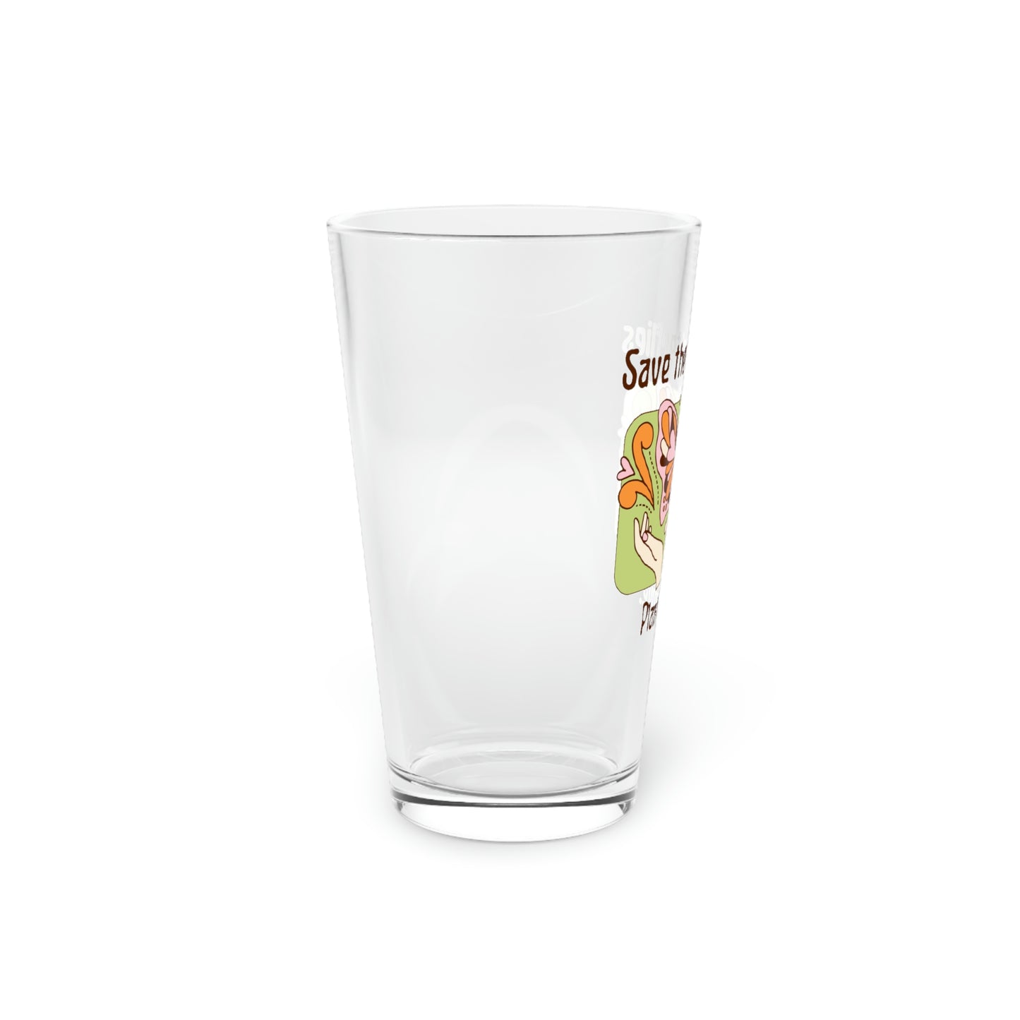 Plant Native Pint Glass