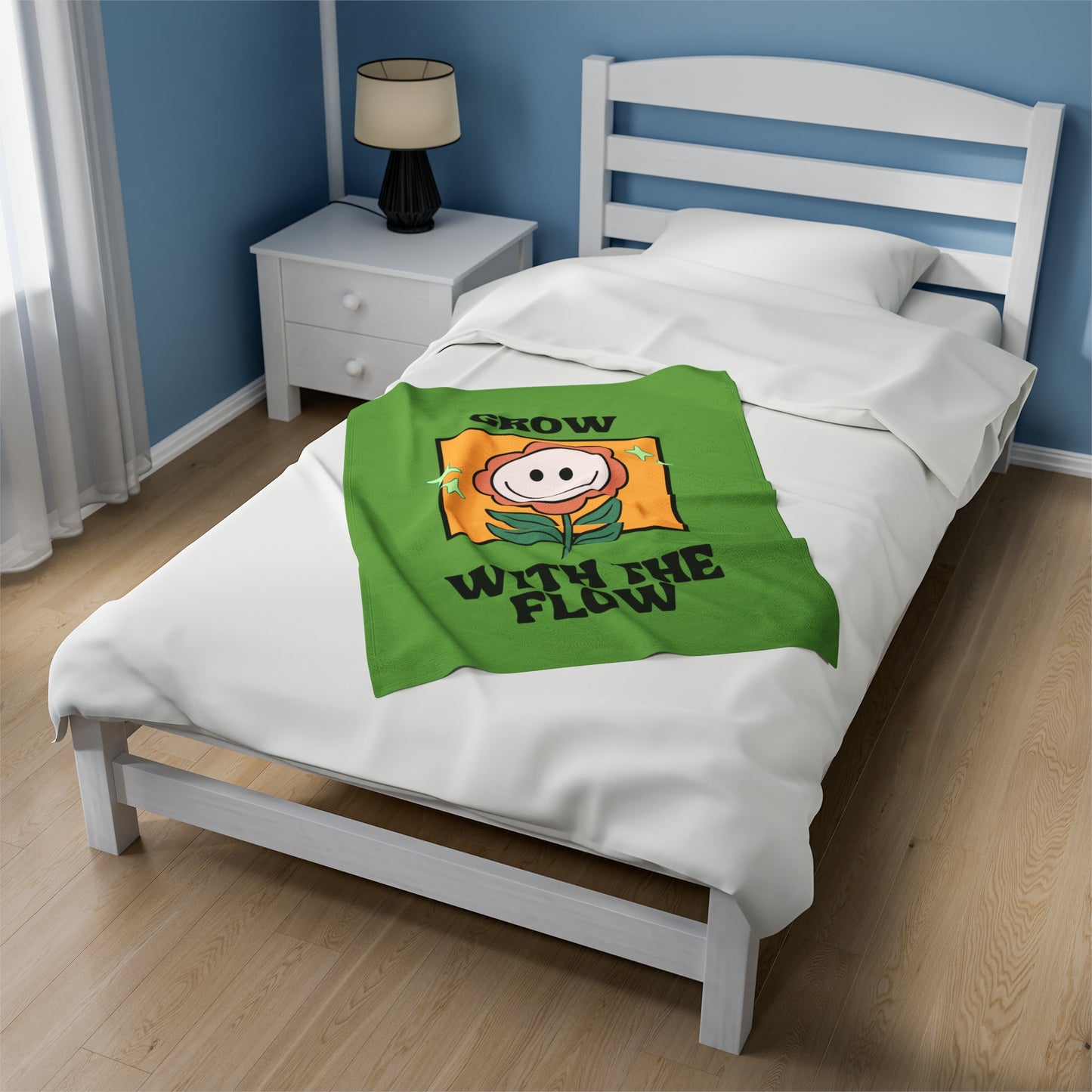 Flow Velveteen Plush Blanket