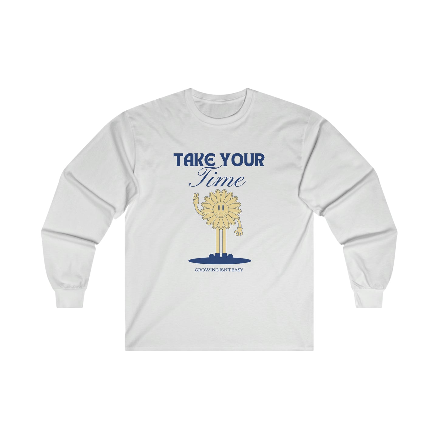 Growing Isn't Easy Cotton Long Sleeve