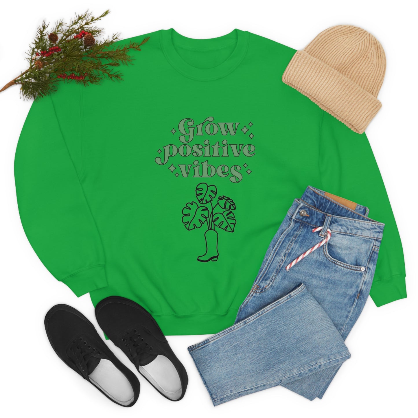 Grow Positive Unisex Crewneck