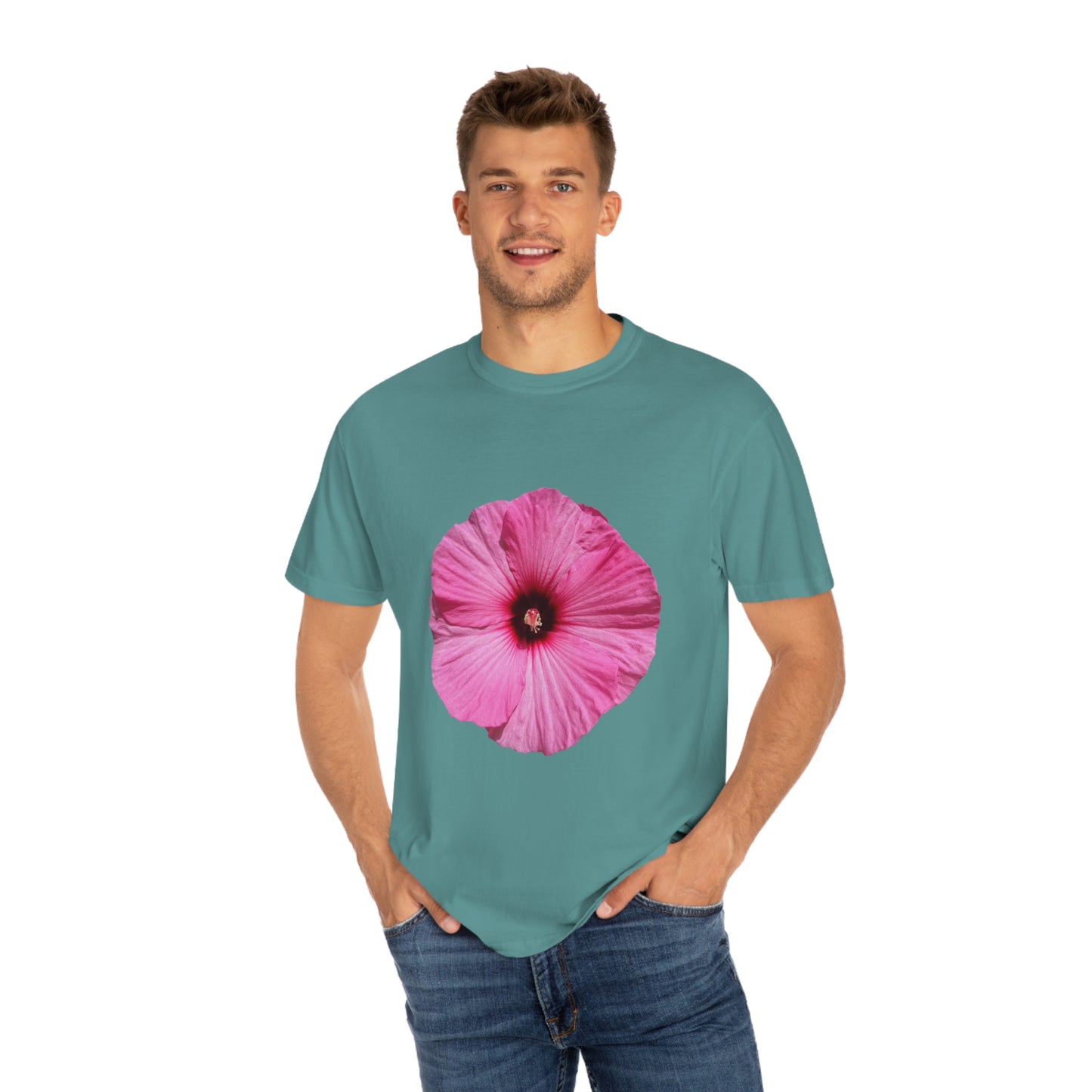 Hibiscus Garment-Dyed T-shirt
