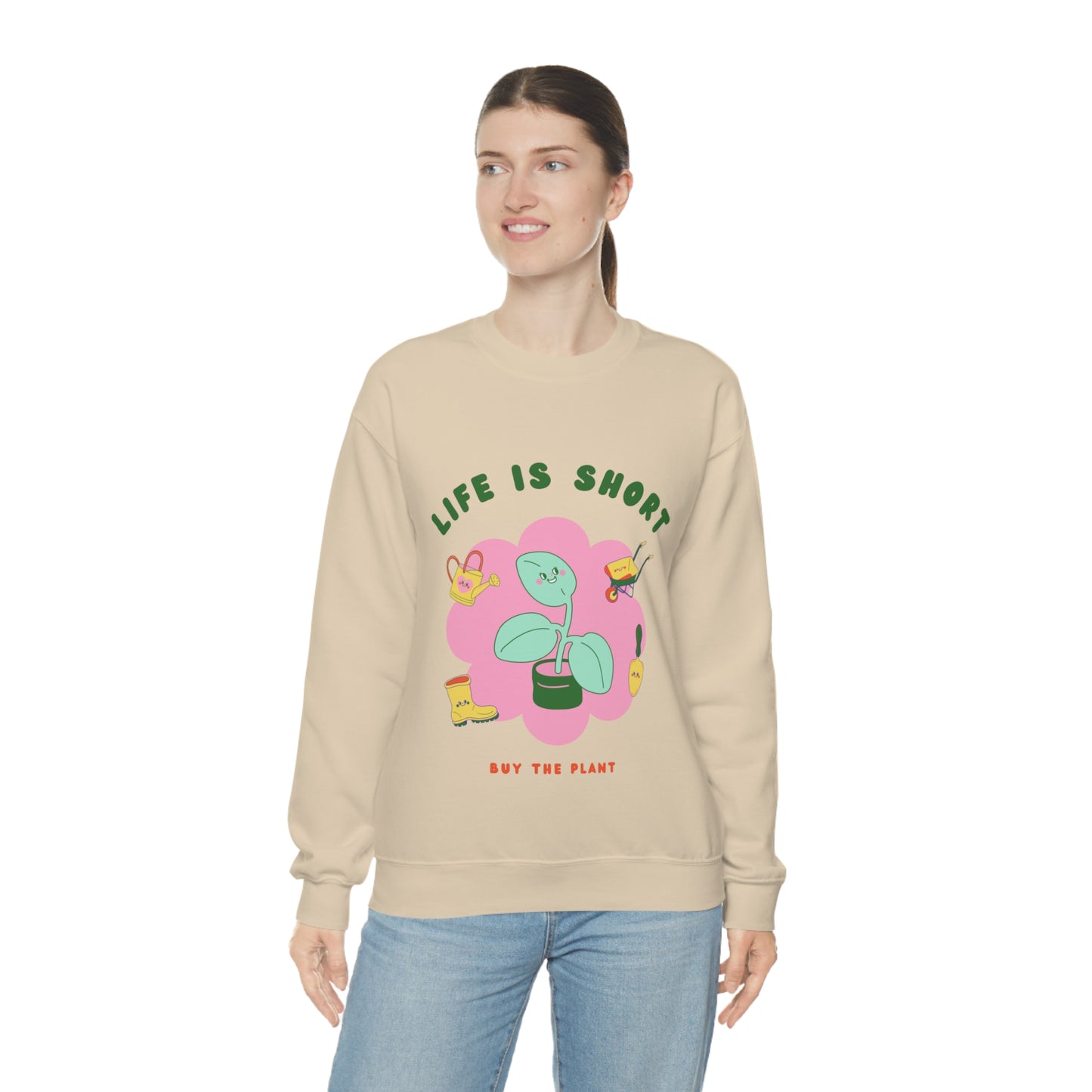 Life Is Short Unisex Crewneck