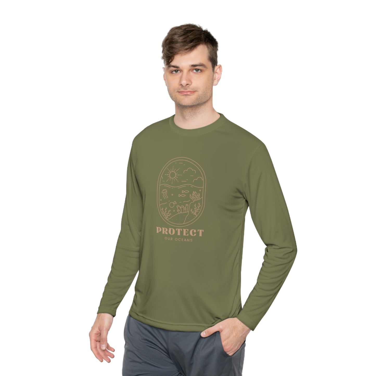 Protect Our Oceans Unisex Lightweight Long Sleeve