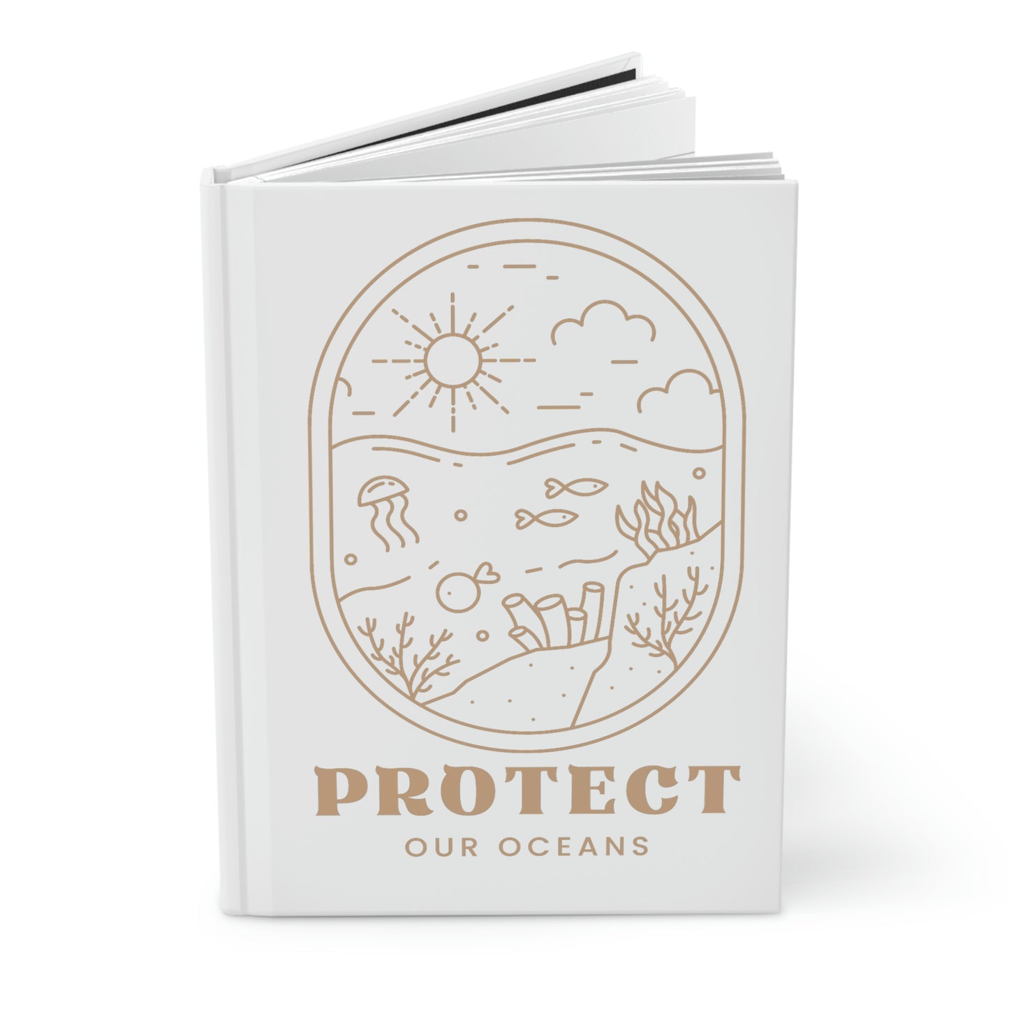 Protect Our Oceans Hardcover Matte Journal