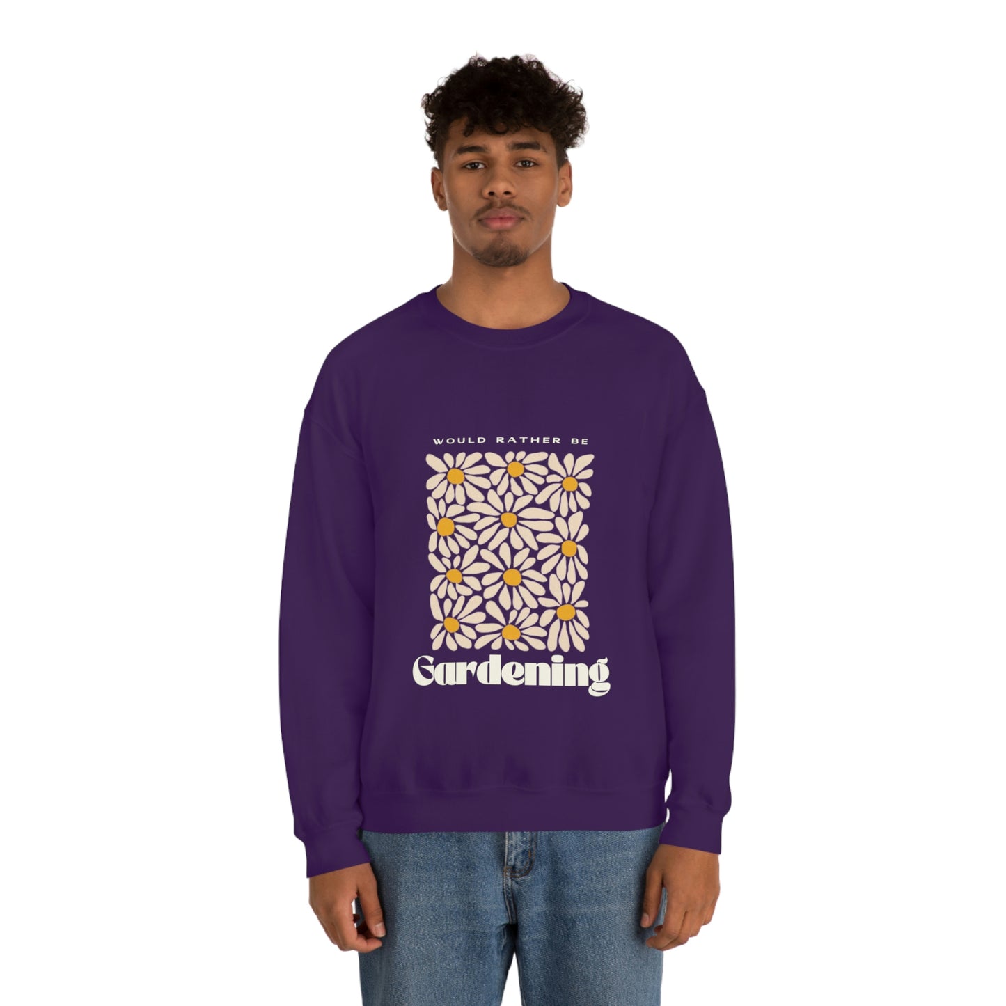 Would Rather Be Gardening Unisex Crewneck