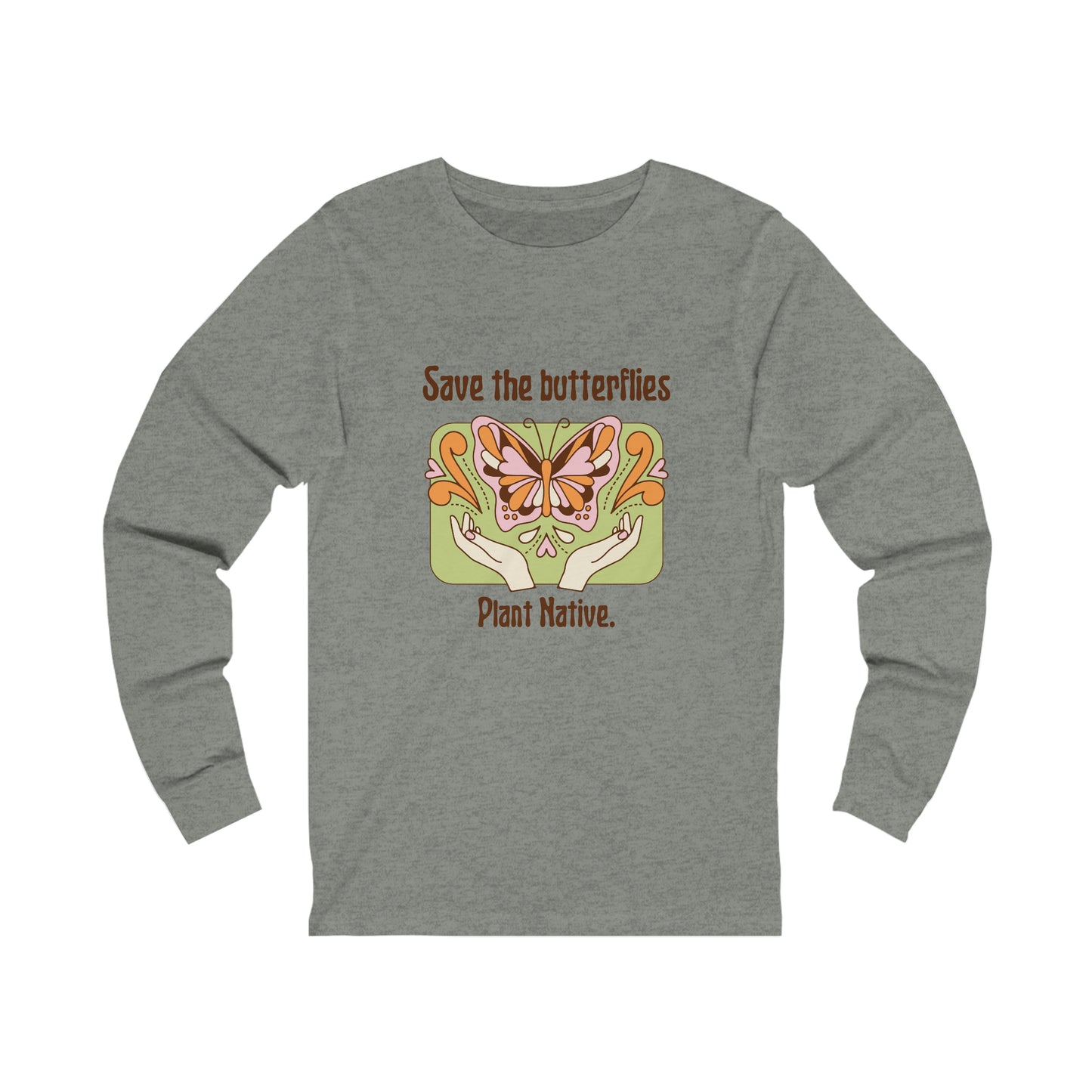 Plant Native Unisex Jersey Long Sleeve