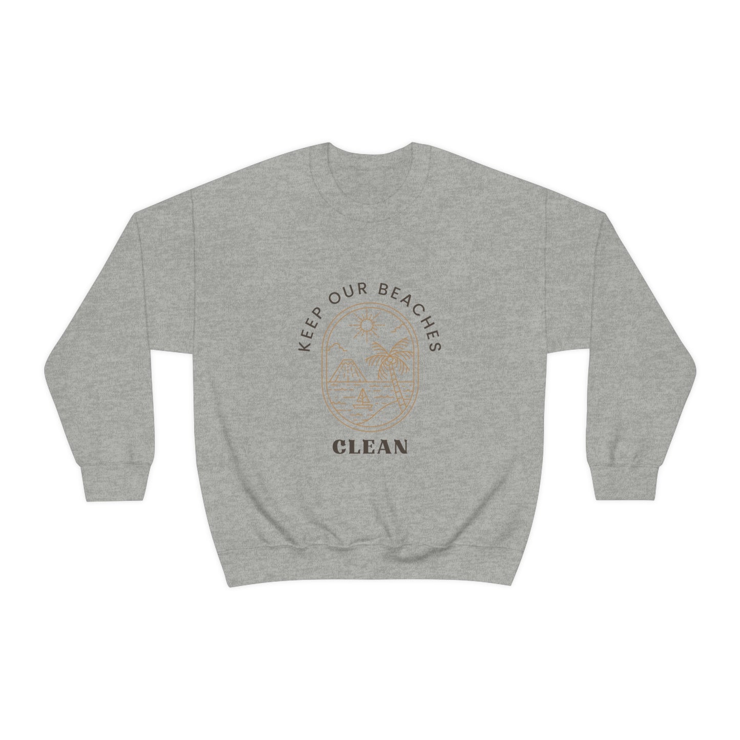 Clean Beaches Unisex Crewneck