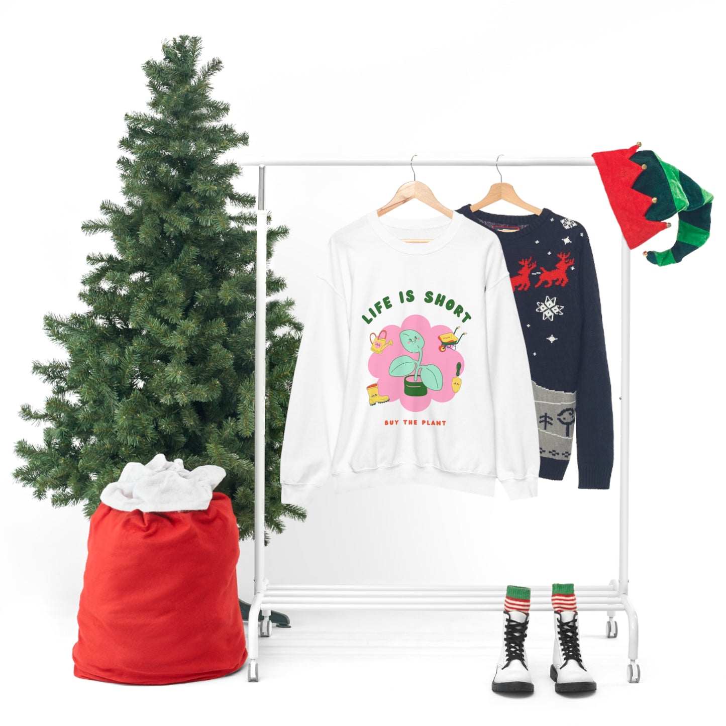 Life Is Short Unisex Crewneck