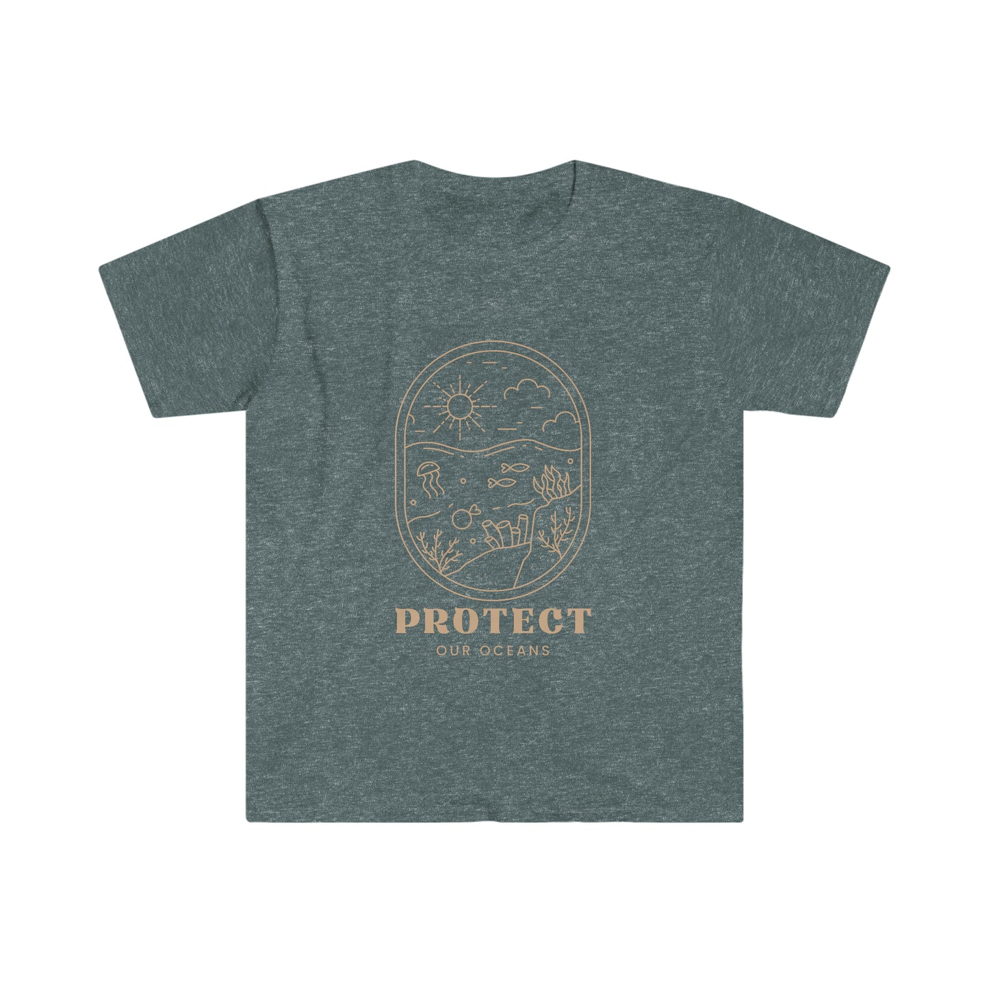 Protect Our Oceans Unisex Softstyle T-Shirt