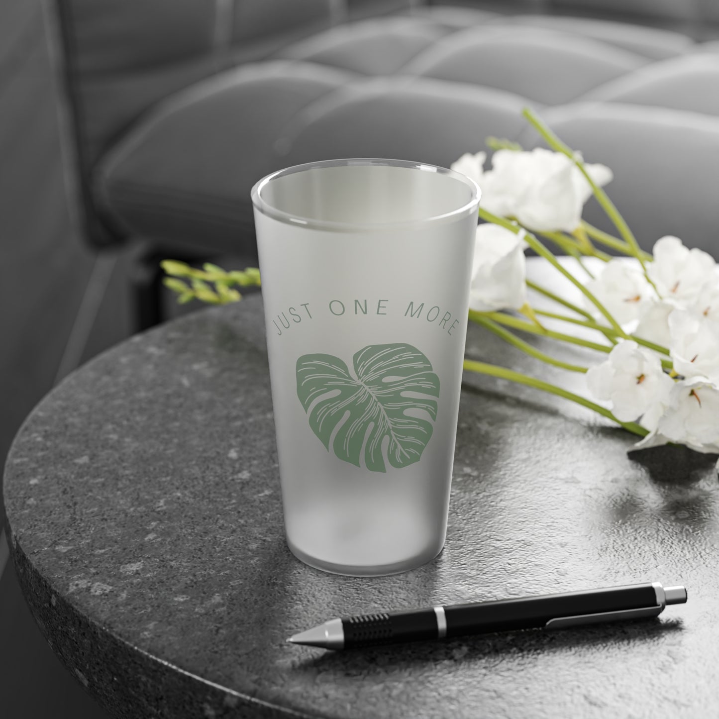 One More Frosted Pint Glass