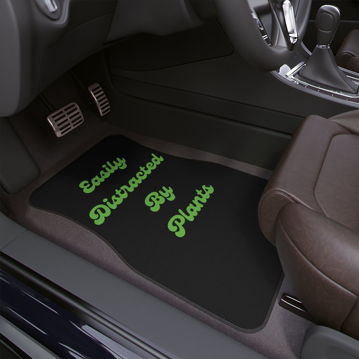 Distracted Car Floor Mat, 1pc