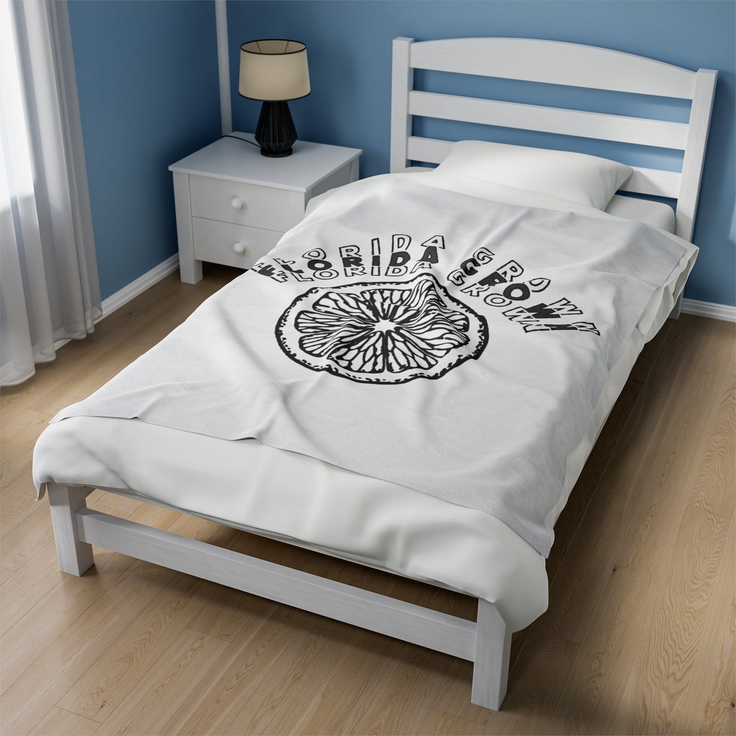 Florida Grown Velveteen Plush Blanket