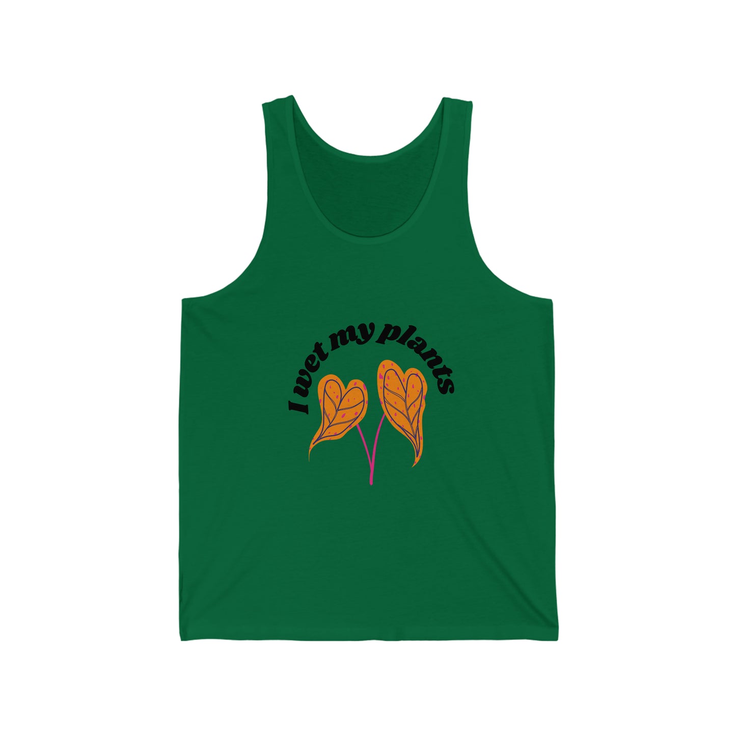 I Wet My Plants Unisex Jersey Tank