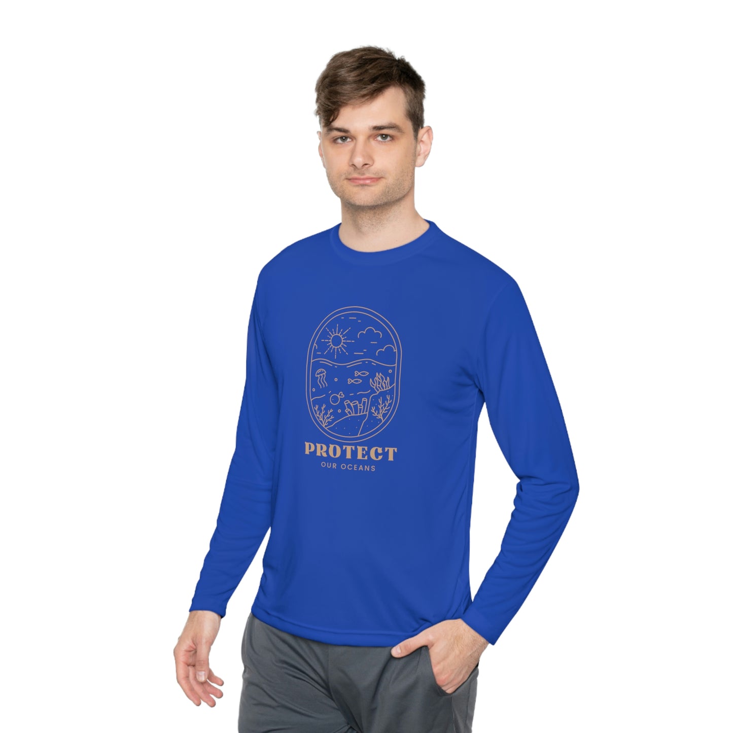 Protect Our Oceans Unisex Lightweight Long Sleeve