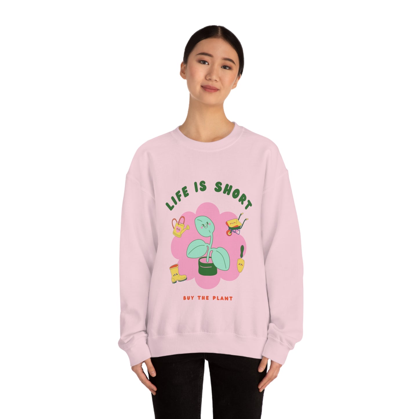 Life Is Short Unisex Crewneck