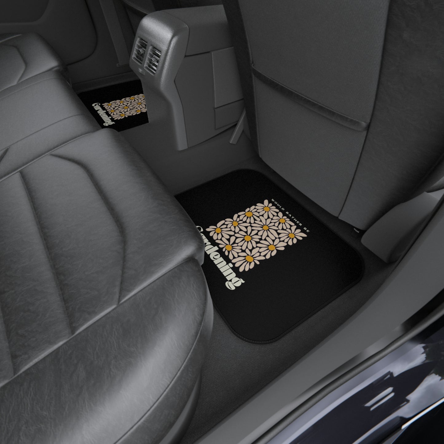 Would Rather Be Gardening Car Mats (2x Rear)