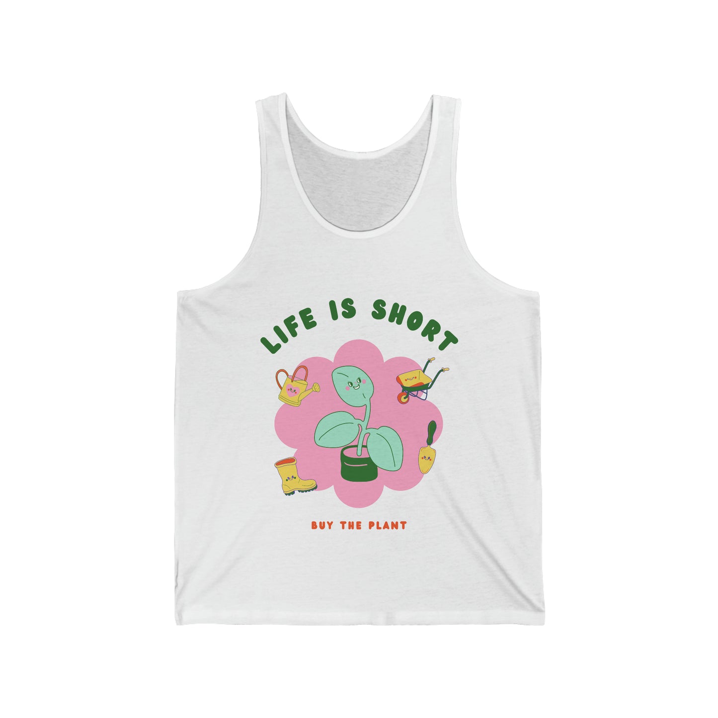 Life Is Short Unisex Jersey Tank