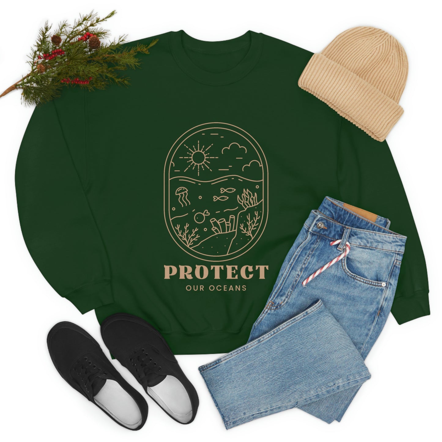 Protect Our Oceans Unisex Crewneck