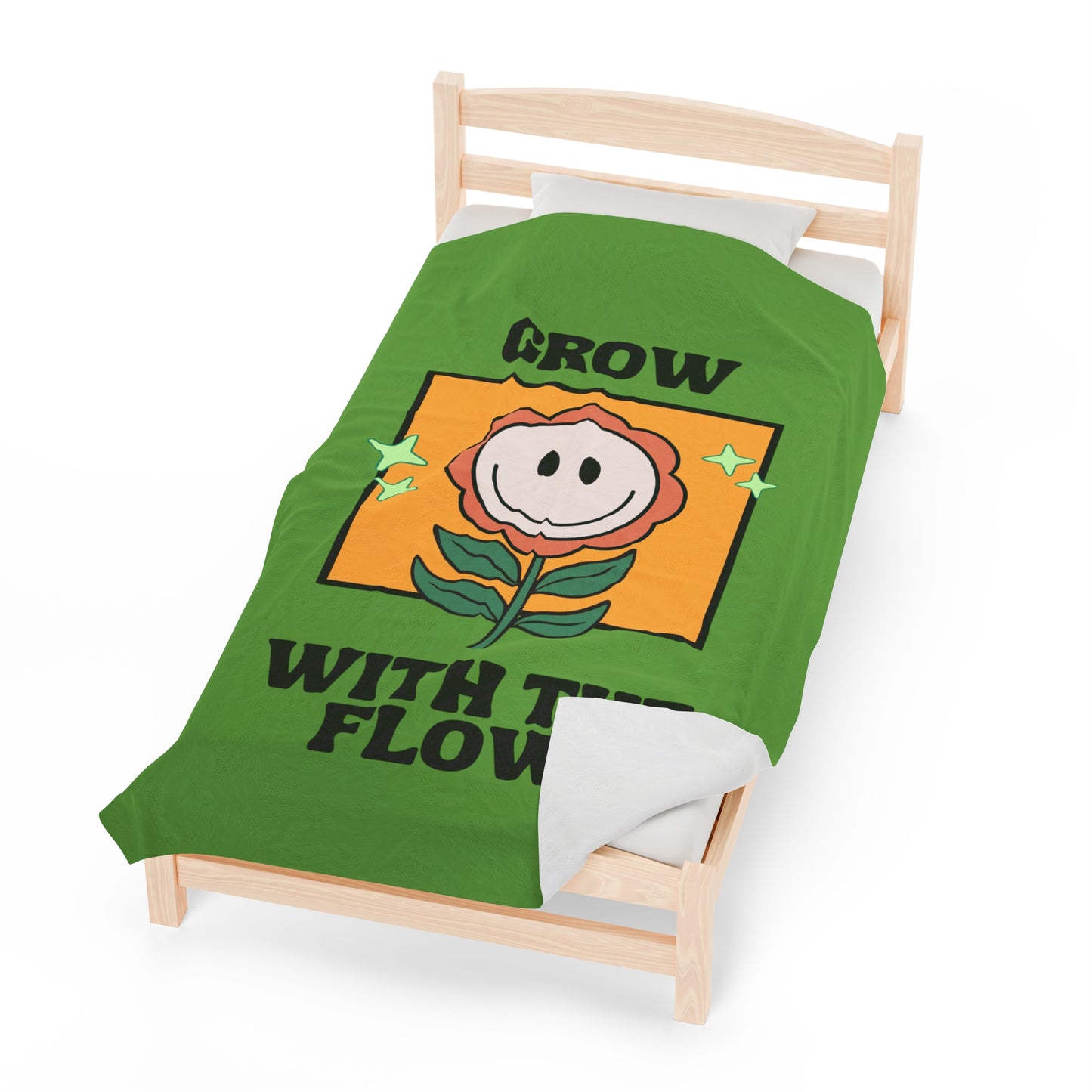 Flow Velveteen Plush Blanket