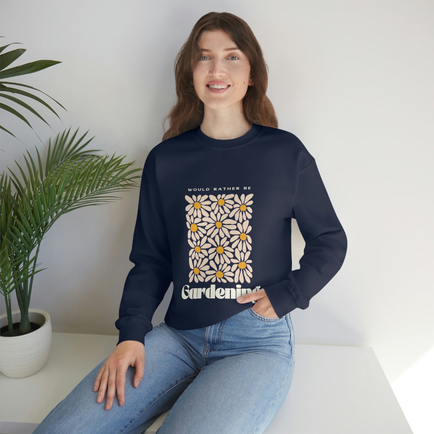 Would Rather Be Gardening Unisex Crewneck