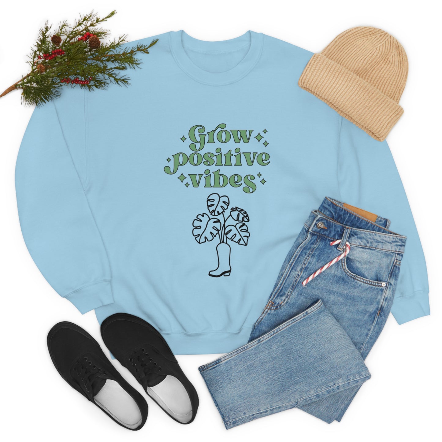 Grow Positive Unisex Crewneck