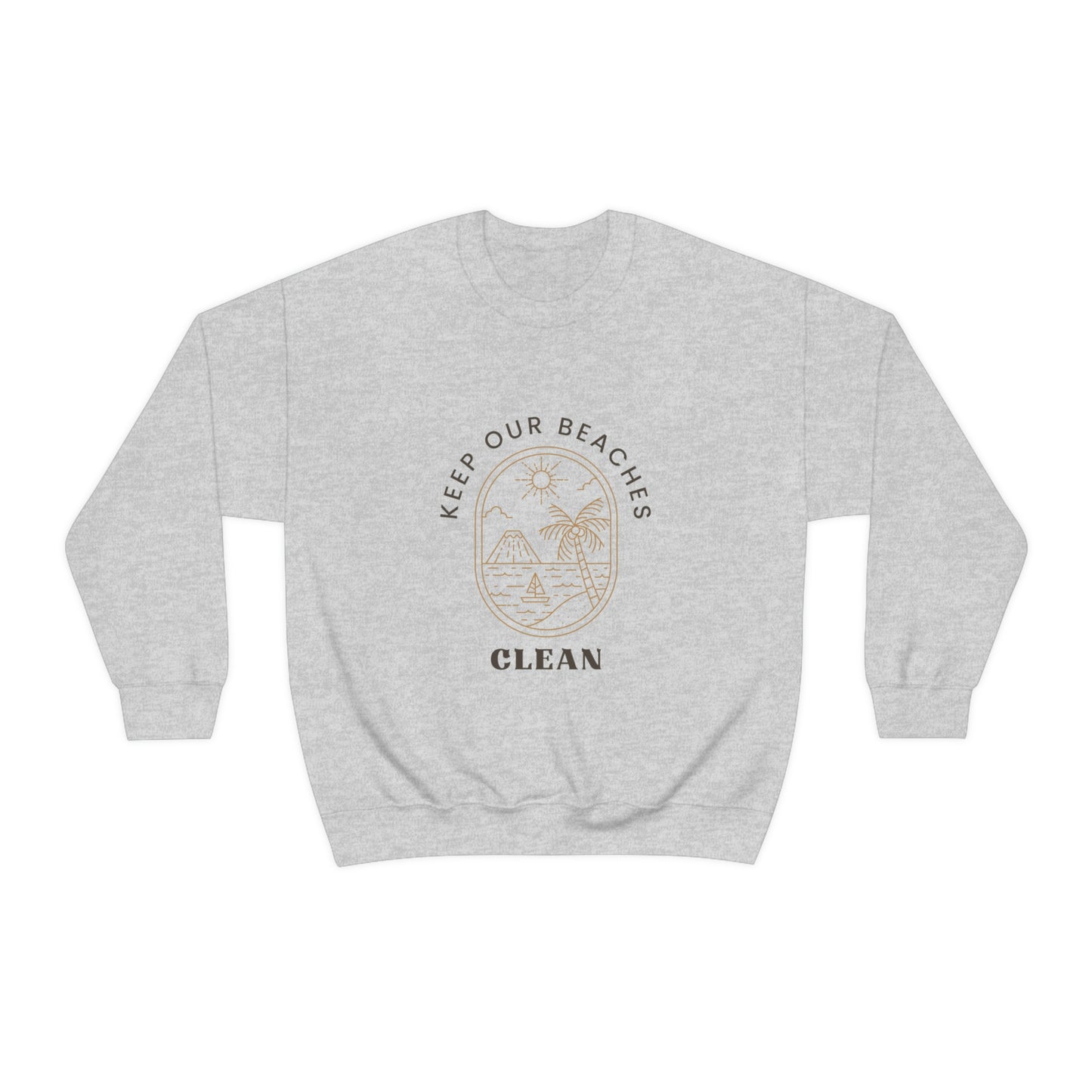 Clean Beaches Unisex Crewneck