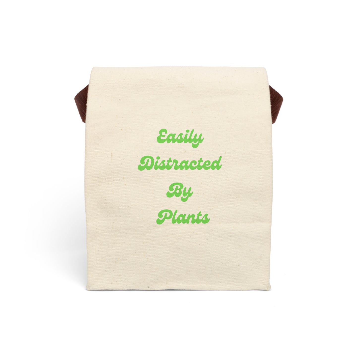 Distracted Canvas Lunch Bag