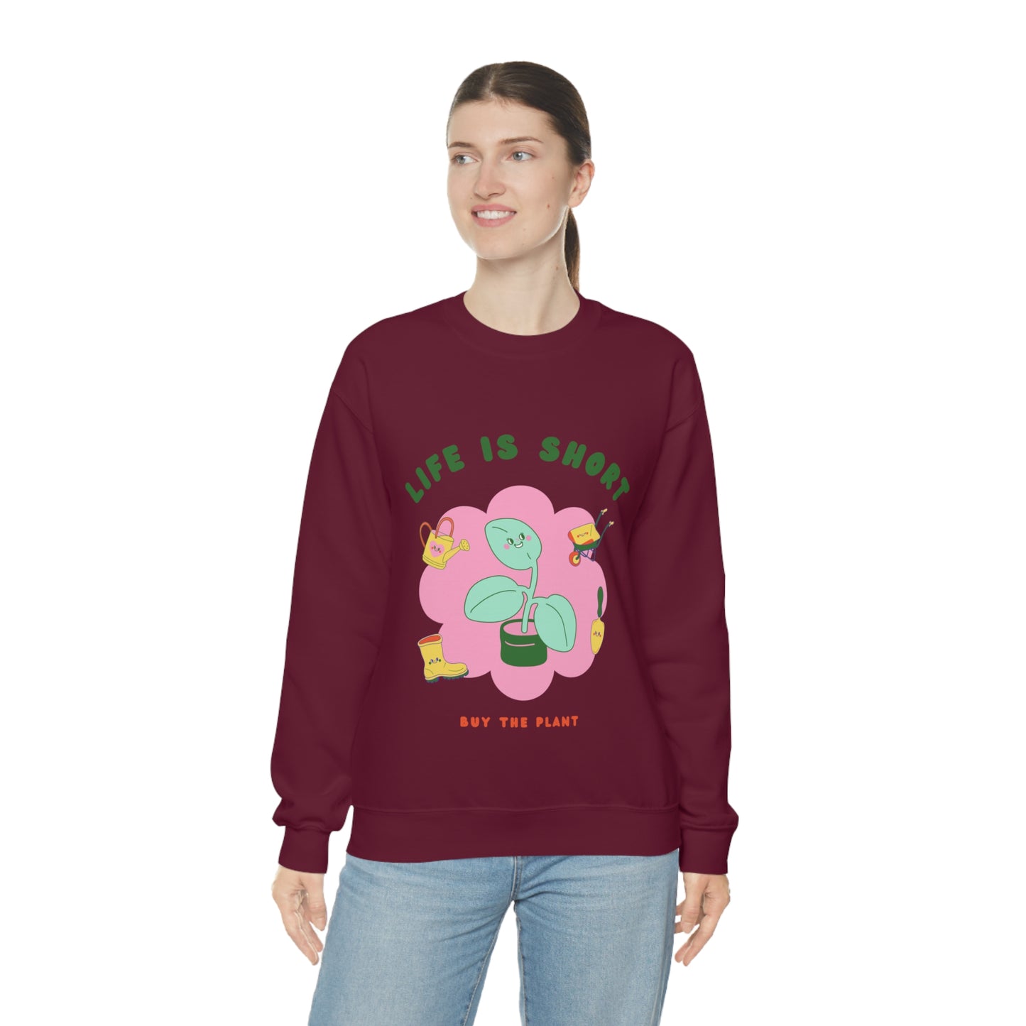Life Is Short Unisex Crewneck