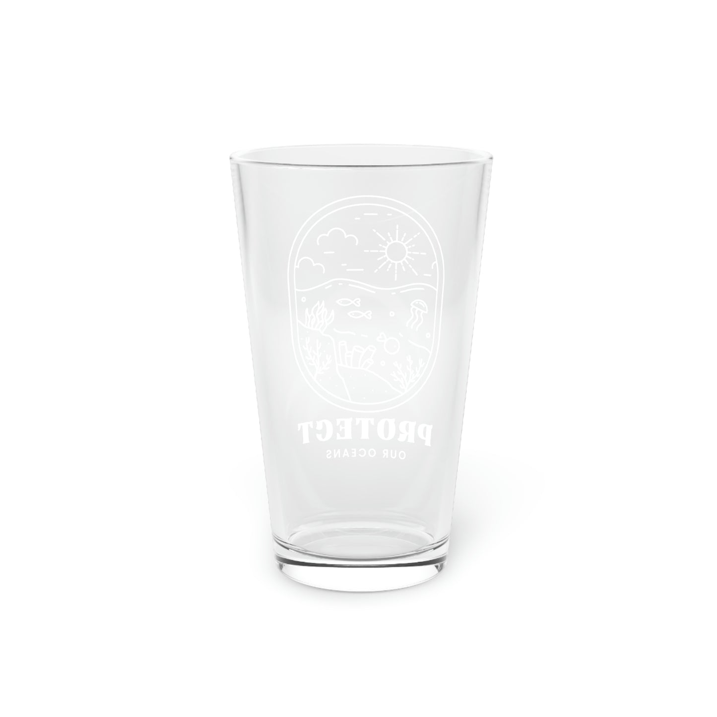 Protect Our Oceans Pint Glass