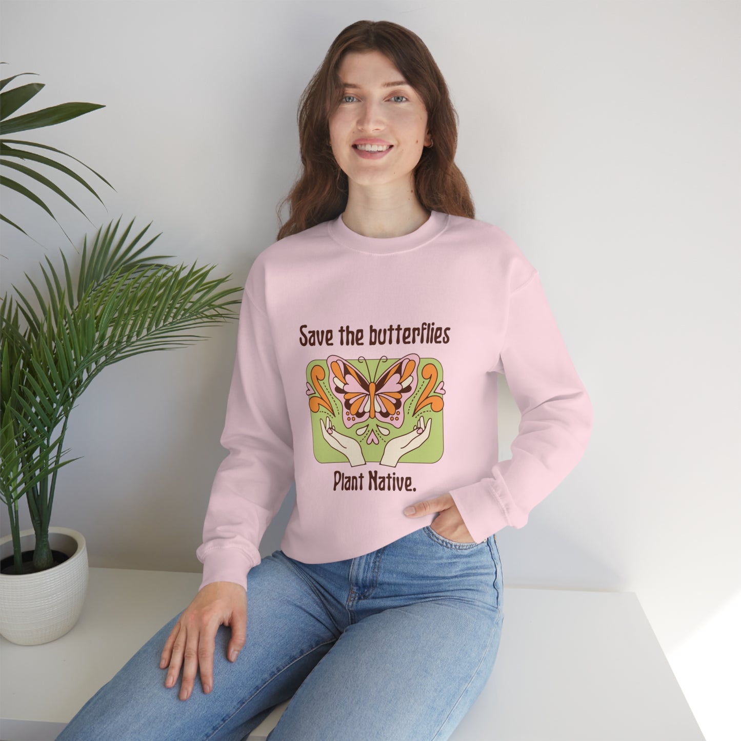 Plant Native Unisex Crewneck