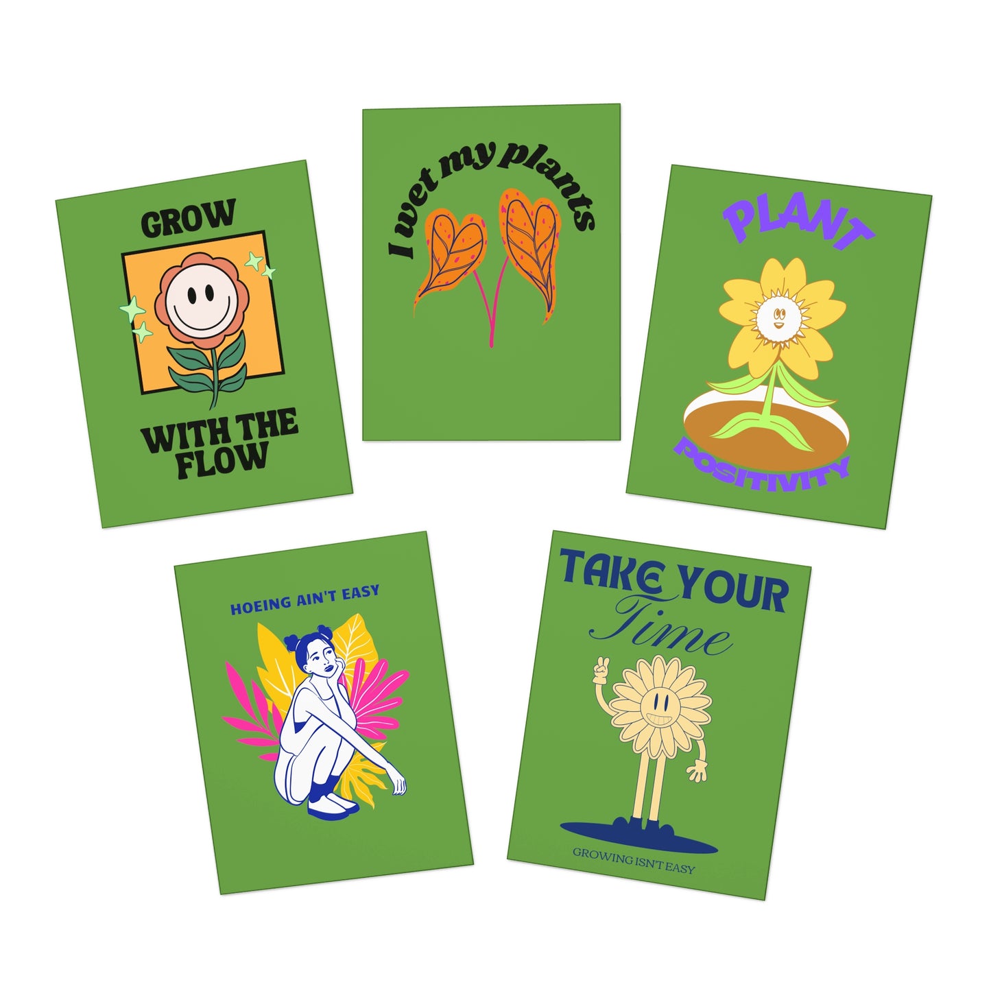 Plant Lover Greeting Cards (5-Pack)