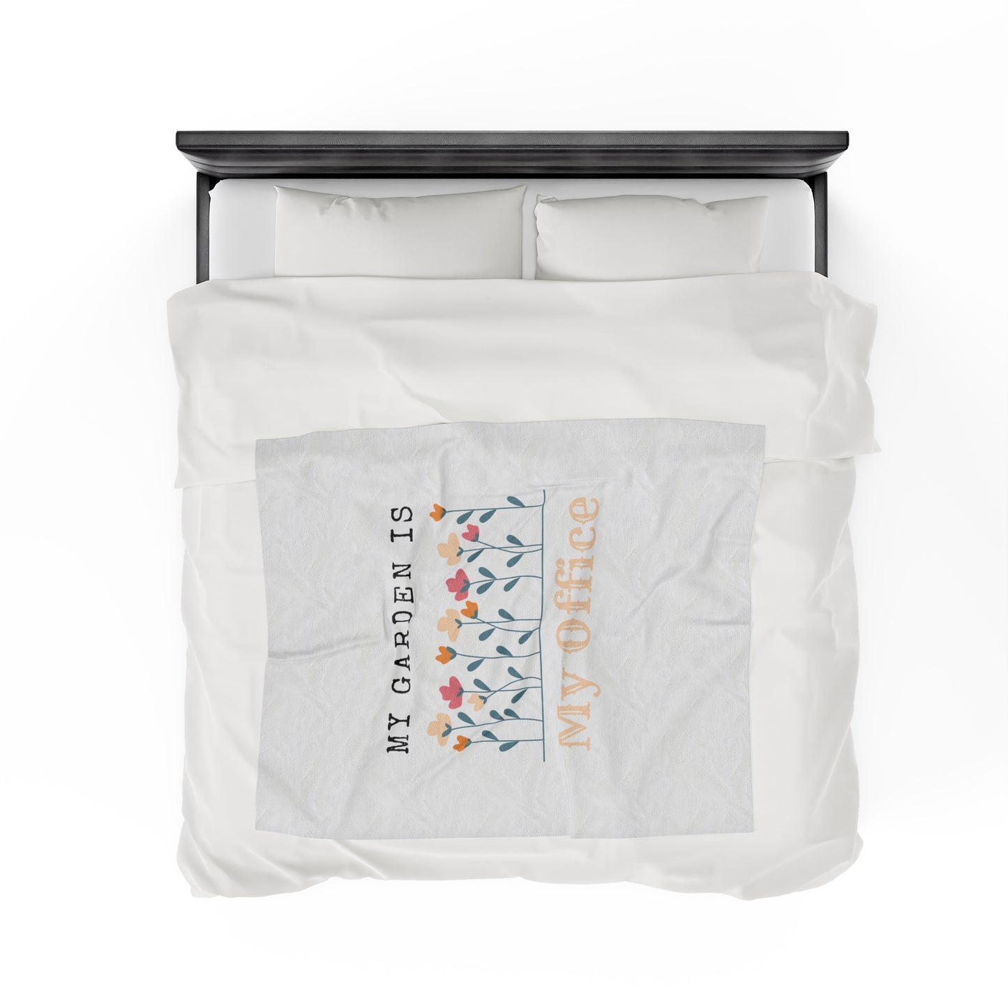My Office Velveteen Plush Blanket