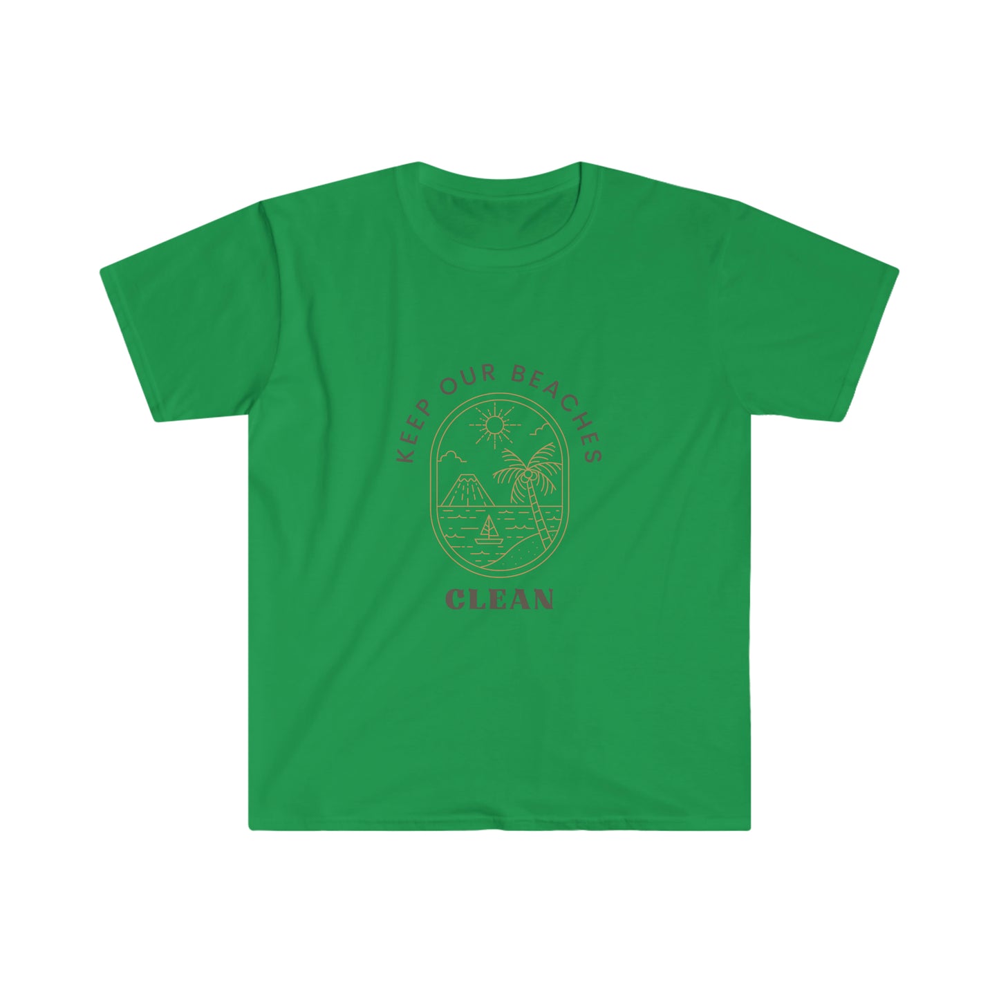 Clean Beaches Unisex Softstyle T-Shirt