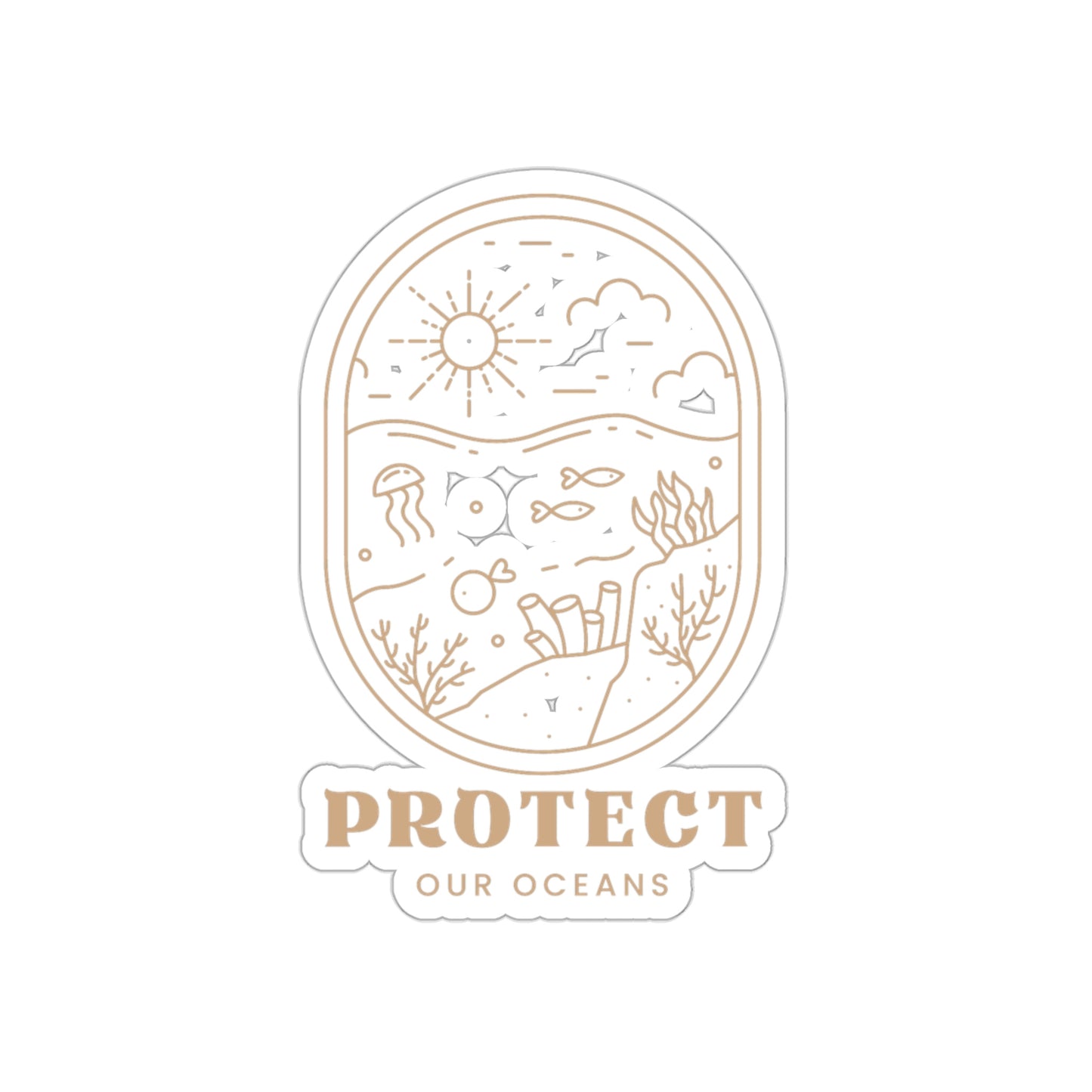Protect Our Oceans Stickers