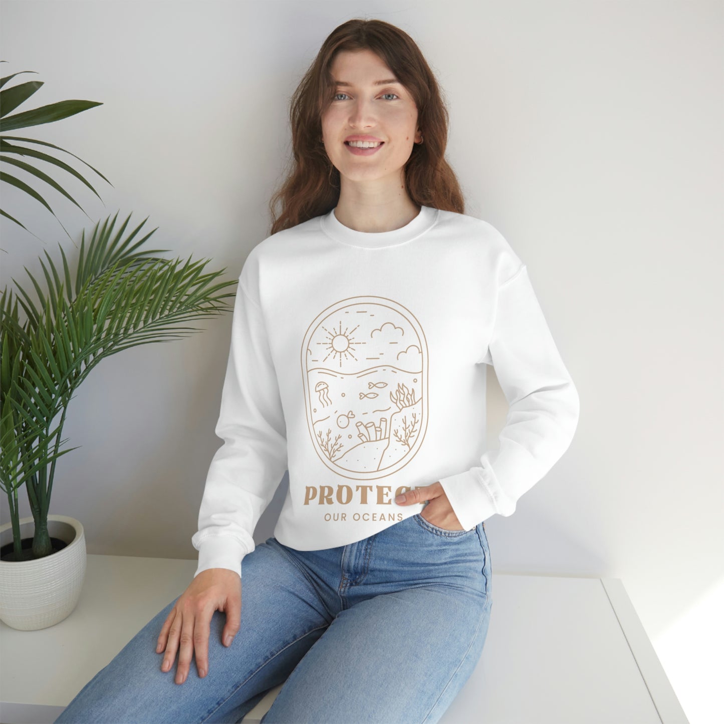 Protect Our Oceans Unisex Crewneck