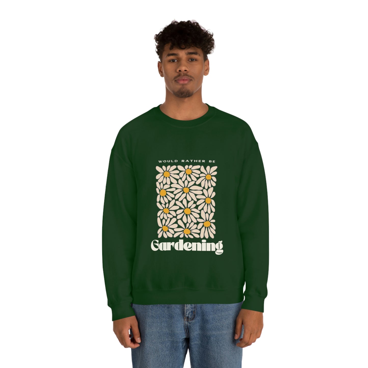 Would Rather Be Gardening Unisex Crewneck