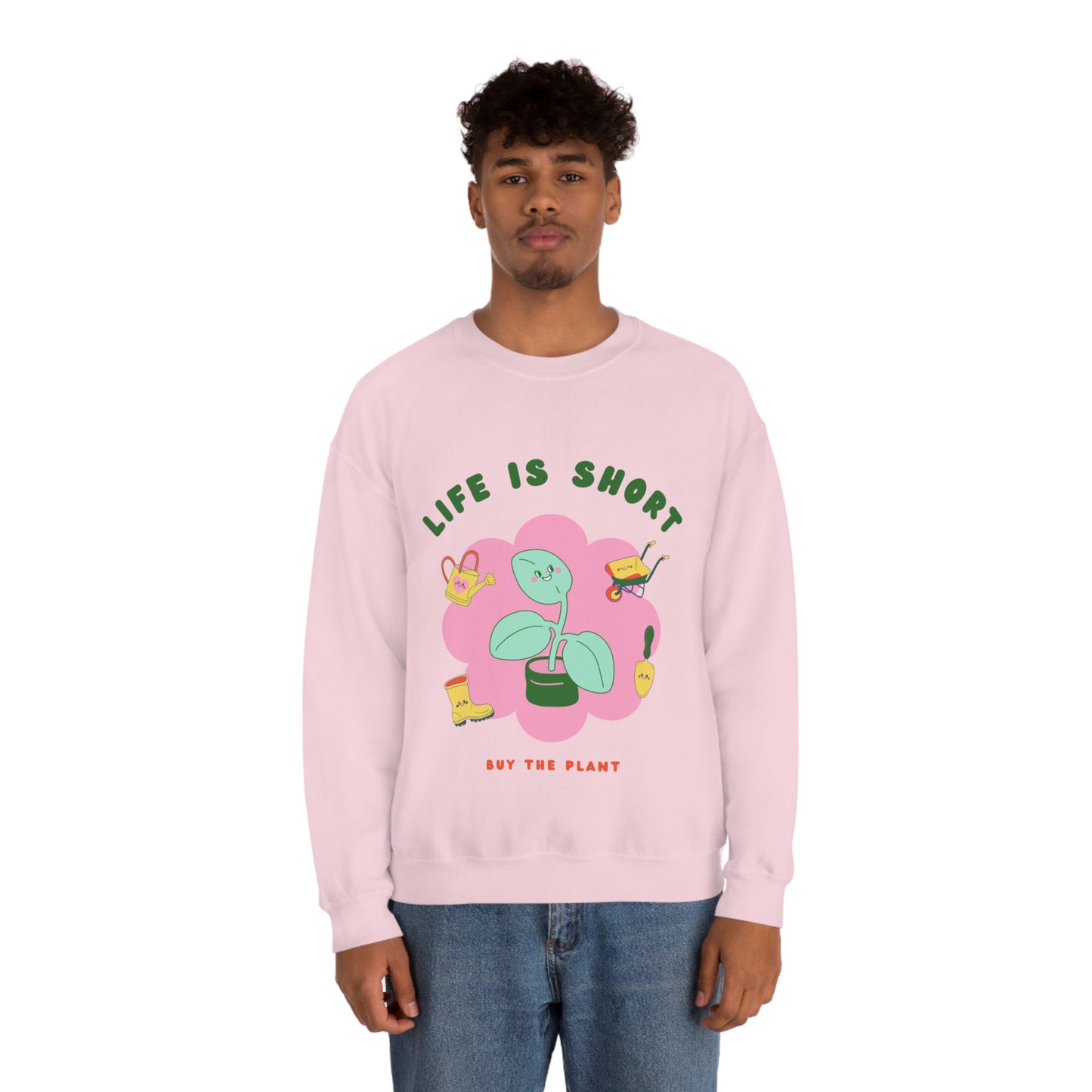 Life Is Short Unisex Crewneck