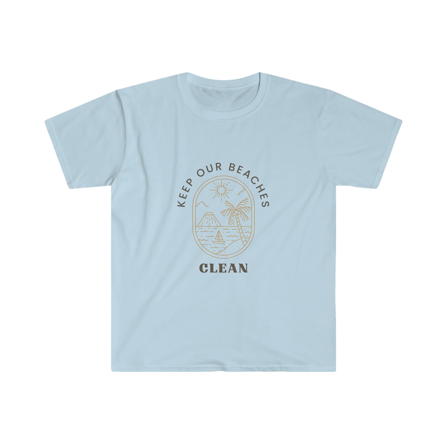 Clean Beaches Unisex Softstyle T-Shirt