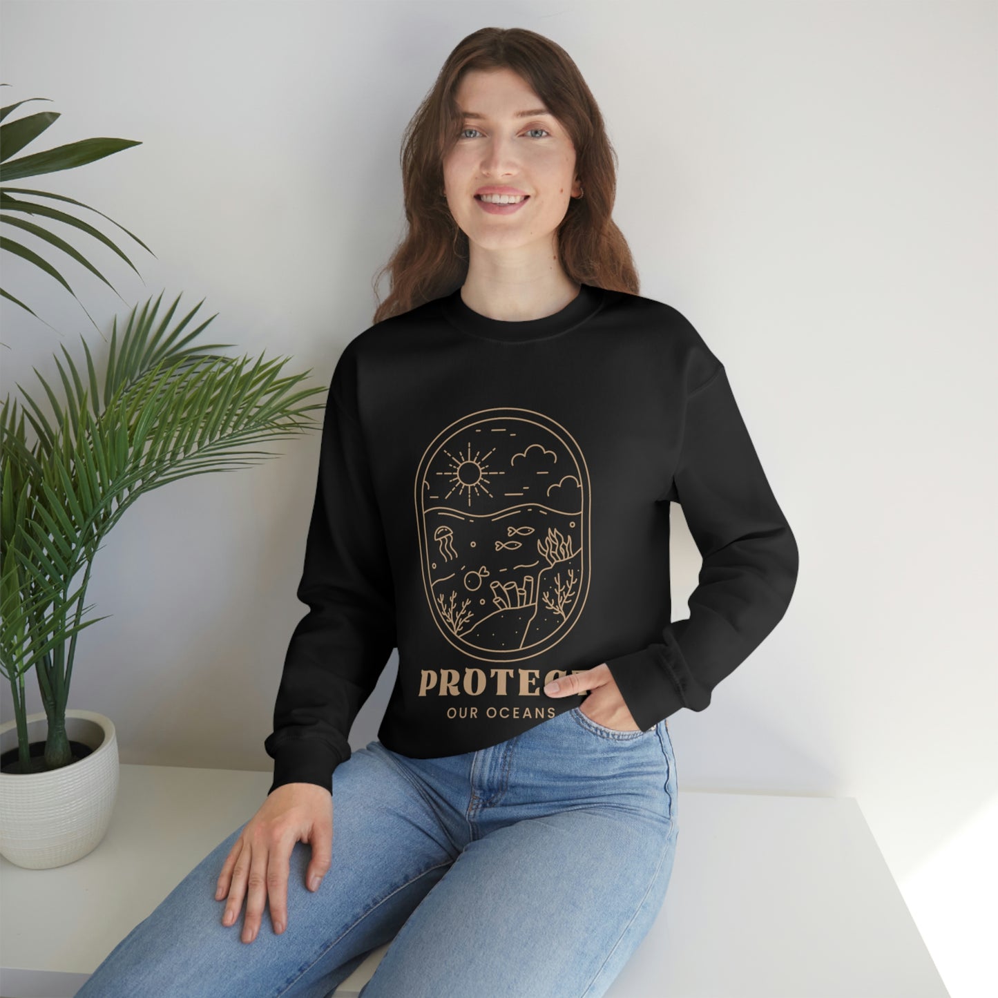 Protect Our Oceans Unisex Crewneck