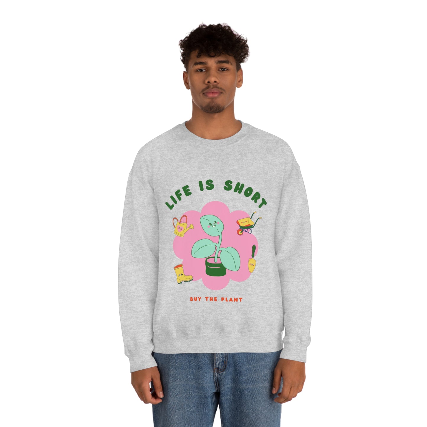 Life Is Short Unisex Crewneck
