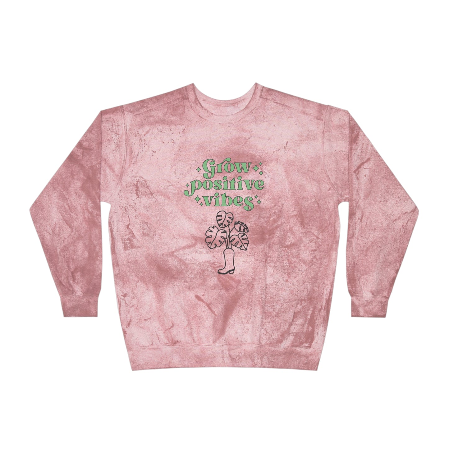 Grow Positive Color Blast Crewneck